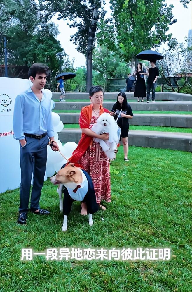 豪车法拉利接亲外国小伙乐坏了不朽情缘富婆给狗办婚礼送豪宅(图11)